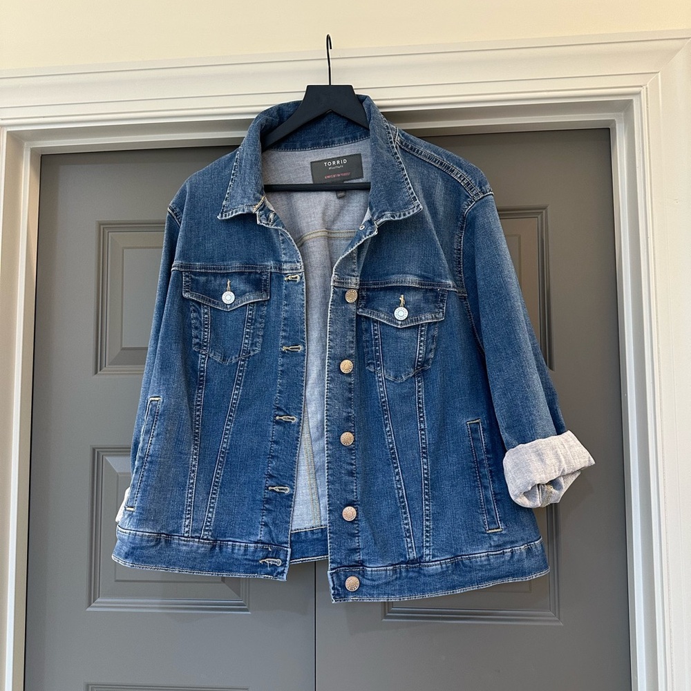 Torrid Classic Blue Denim Jacket